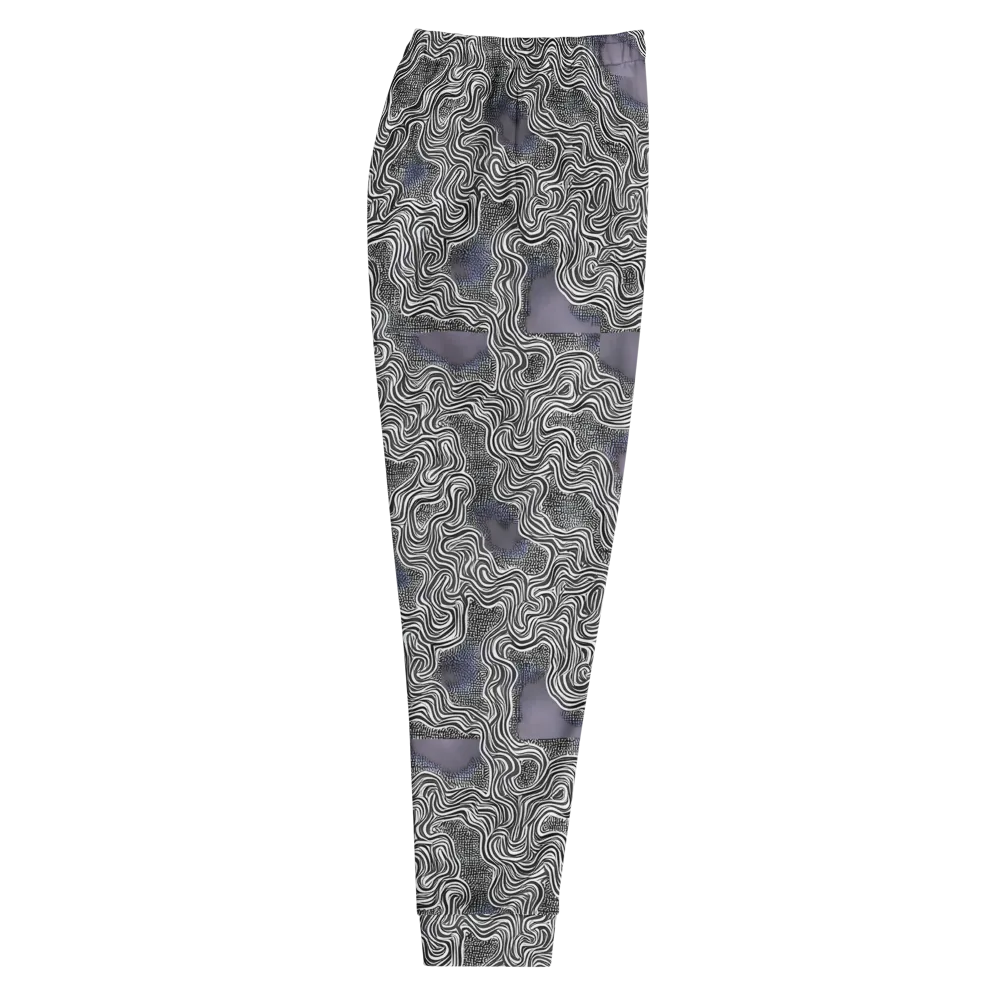 Sinuous Static on Men's Joggers — Right