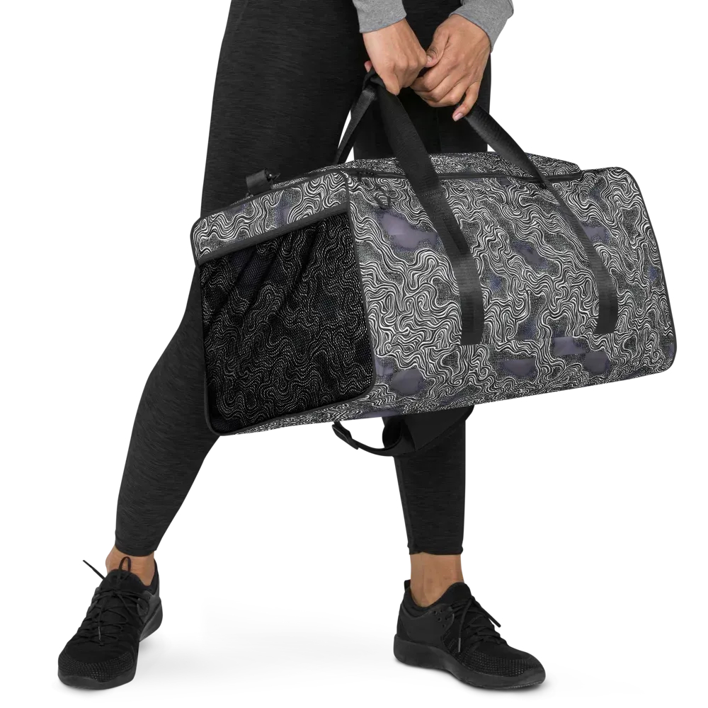 Sinuous Static on Duffle Bag — Right Front