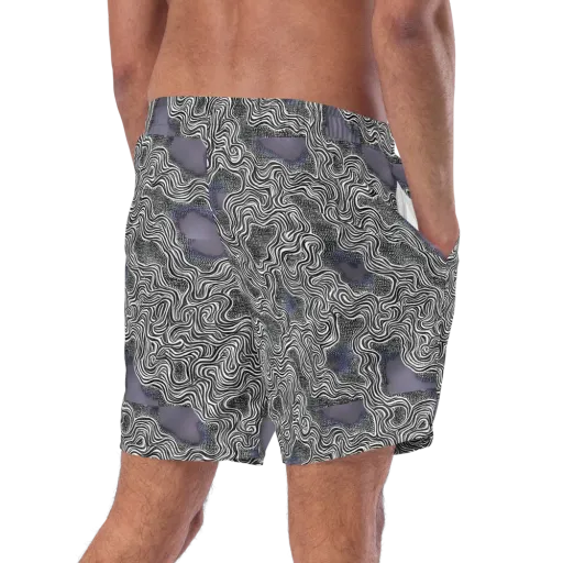 Sinuous Static on a Swim Trunks