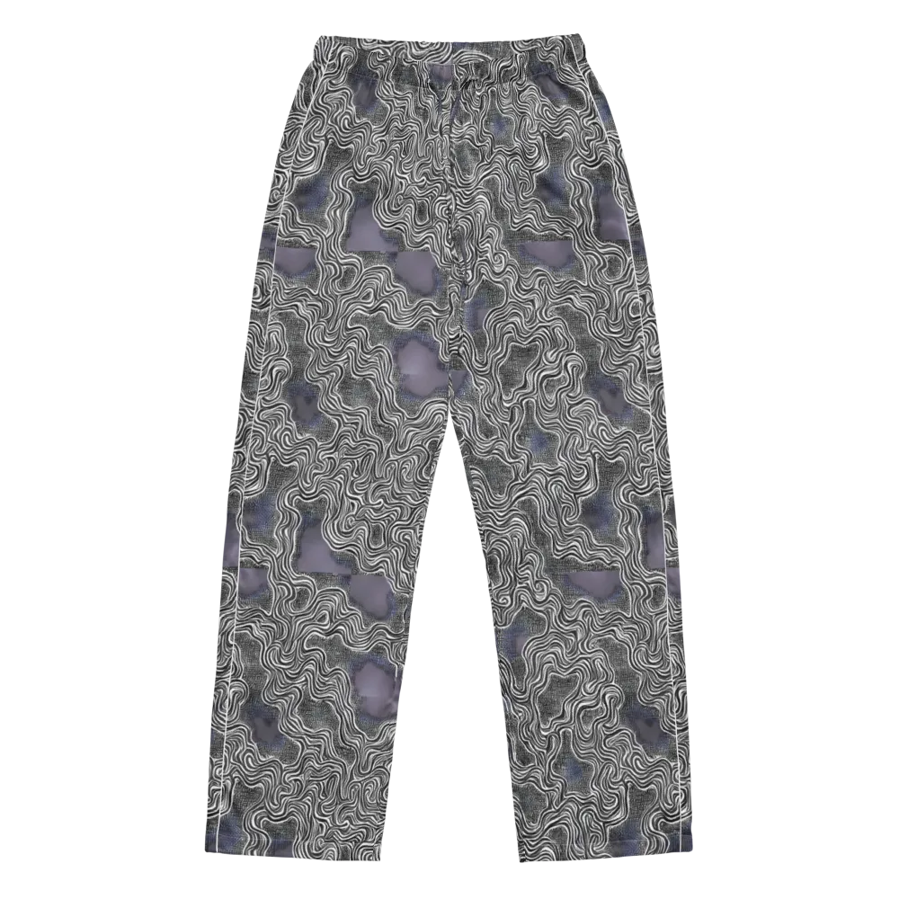Sinuous Static on Women's Pajama Pants — Front