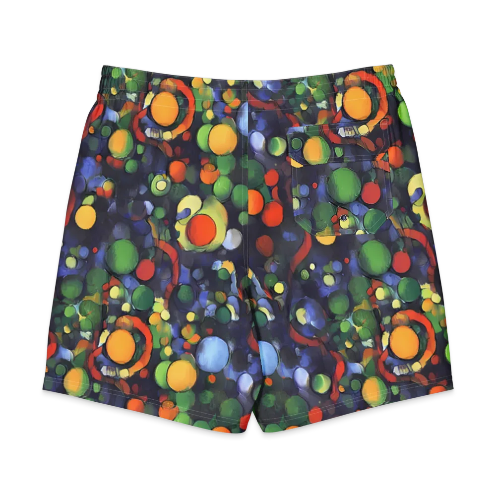 Cobalt Harvest on Men's Board Shorts — Back