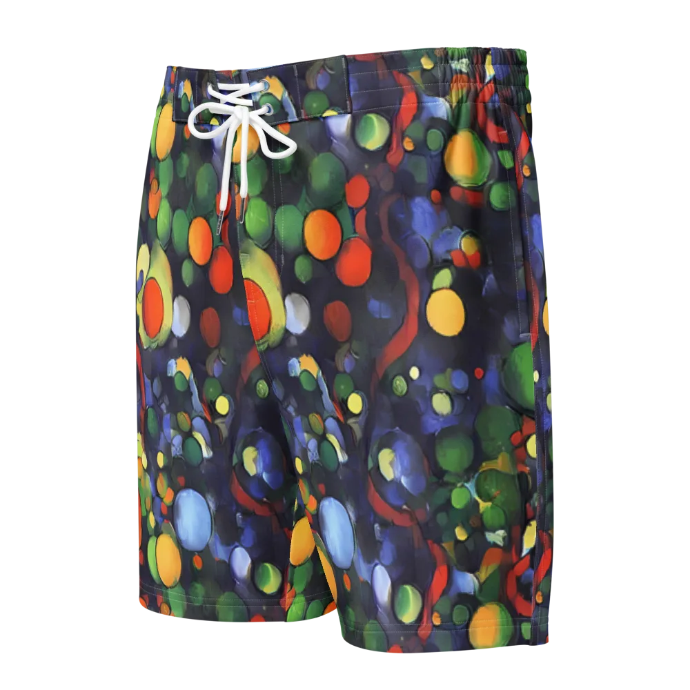 Cobalt Harvest on Men's Board Shorts — Front