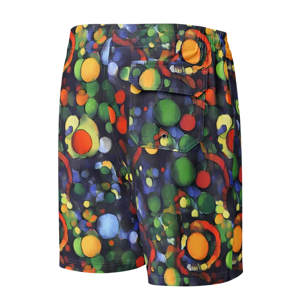 Cobalt Harvest on Men's Board Shorts — Back
