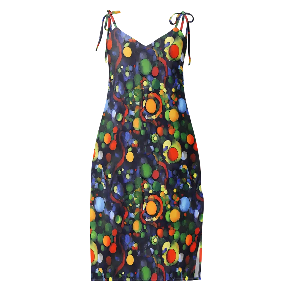 Cobalt Harvest on Slip Dress — Front