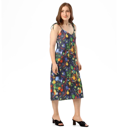 Cobalt Harvest on a Slip Dress
