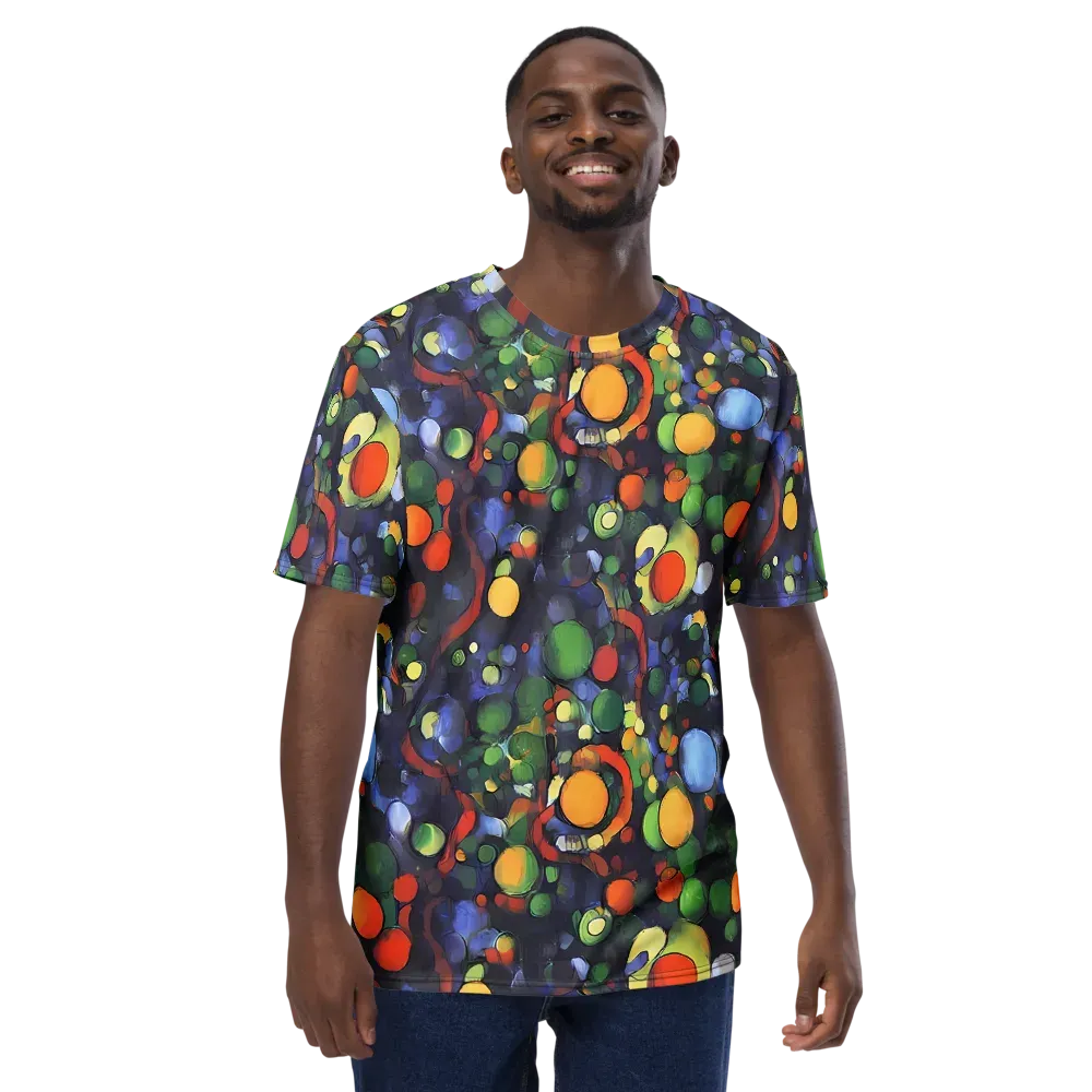 Cobalt Harvest on Men's Crew Neck T-Shirt — Front