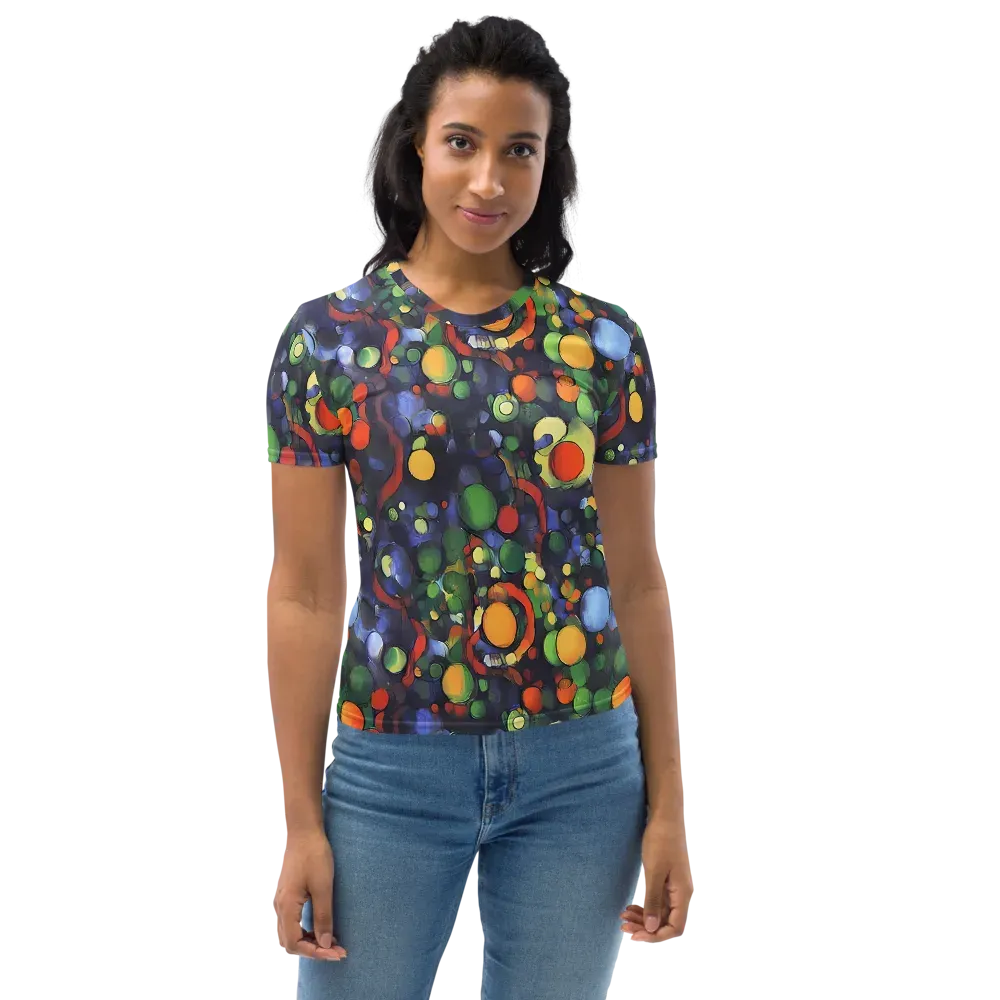 Cobalt Harvest on Women's Crew Neck T-Shirt — Front