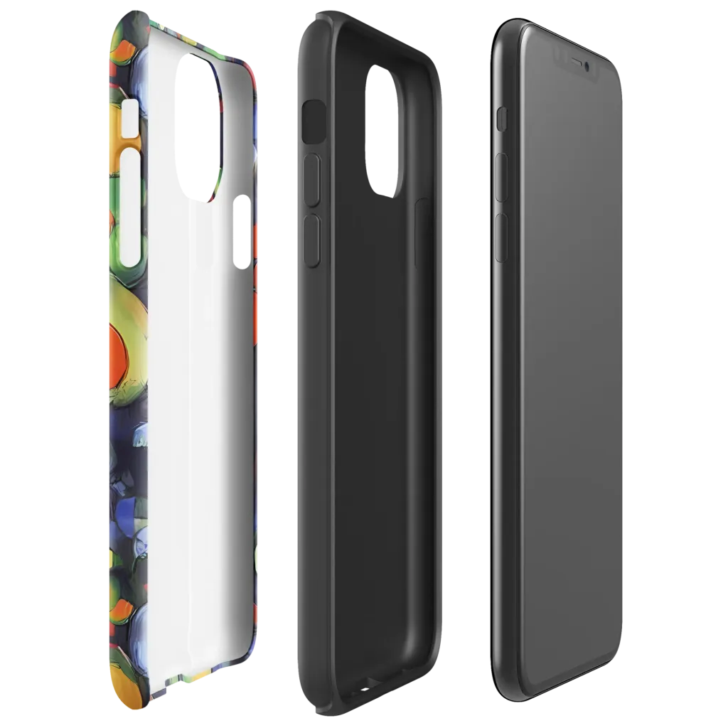Cobalt Harvest on Tough Case for iPhone® — Right