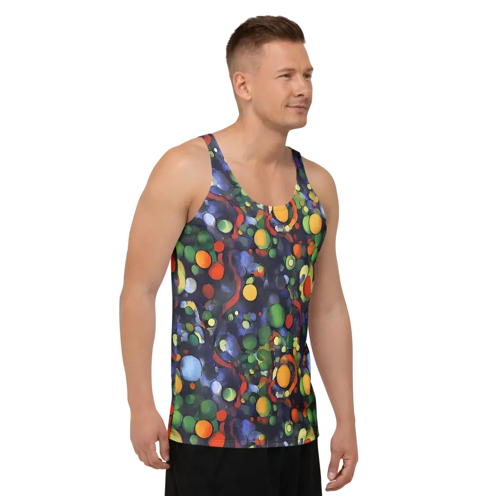 Cobalt Harvest on Men's Tank Top — Right Front