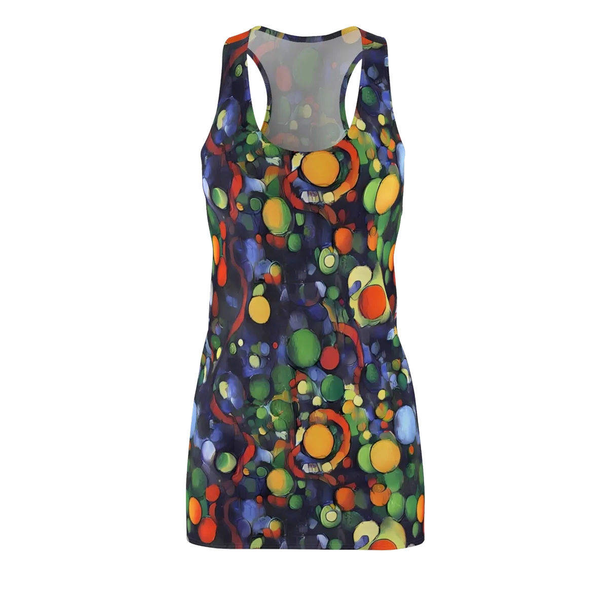 Cobalt Harvest on Racerback Dress — Front