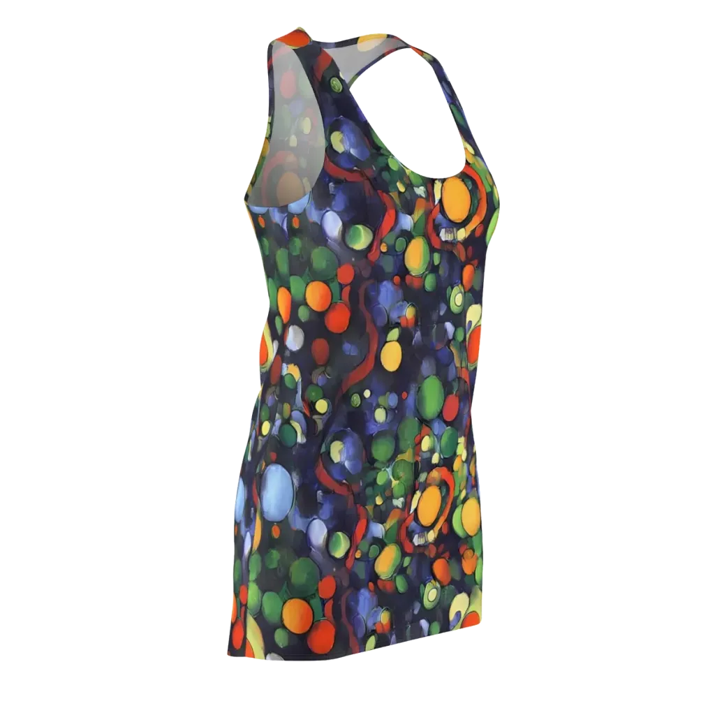 Cobalt Harvest on Racerback Dress — Front Side