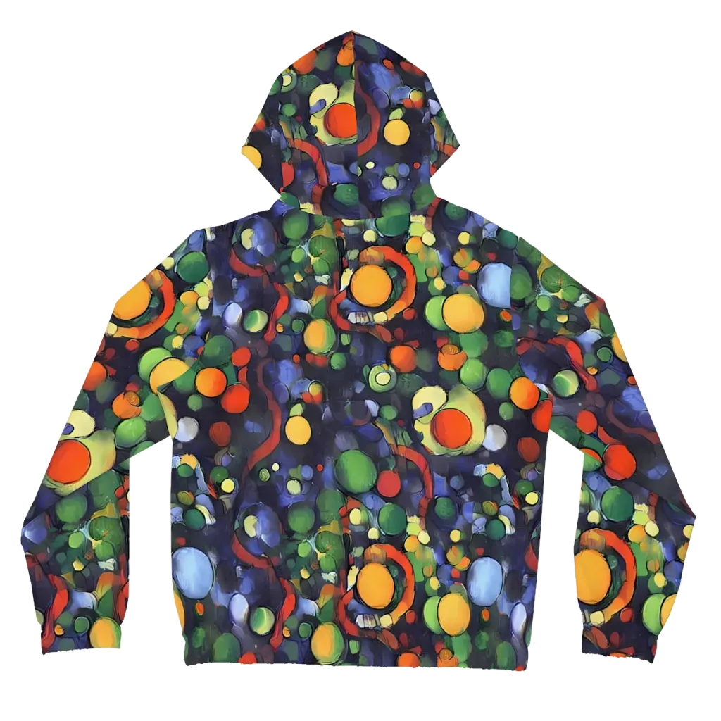 Cobalt Harvest on Women's Full-Zip Hoodie — Back