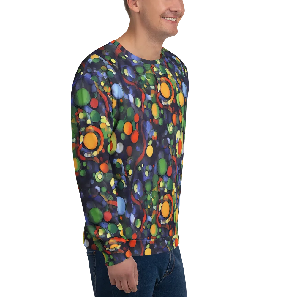 Cobalt Harvest on Sweatshirt — Right Front
