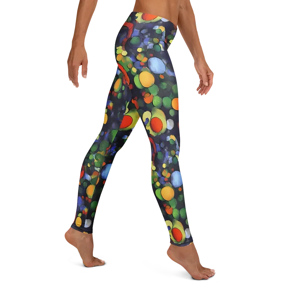 Cobalt Harvest on Leggings — Right