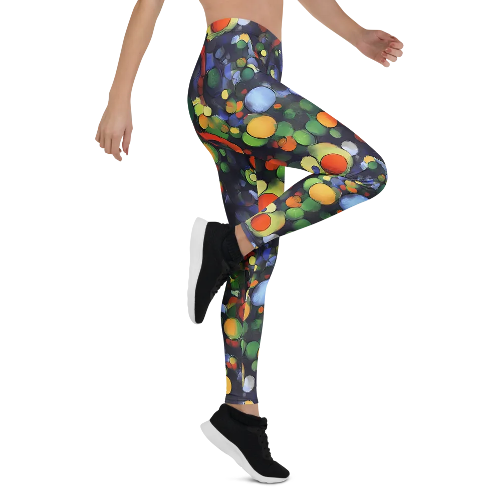 Cobalt Harvest on Leggings — Right