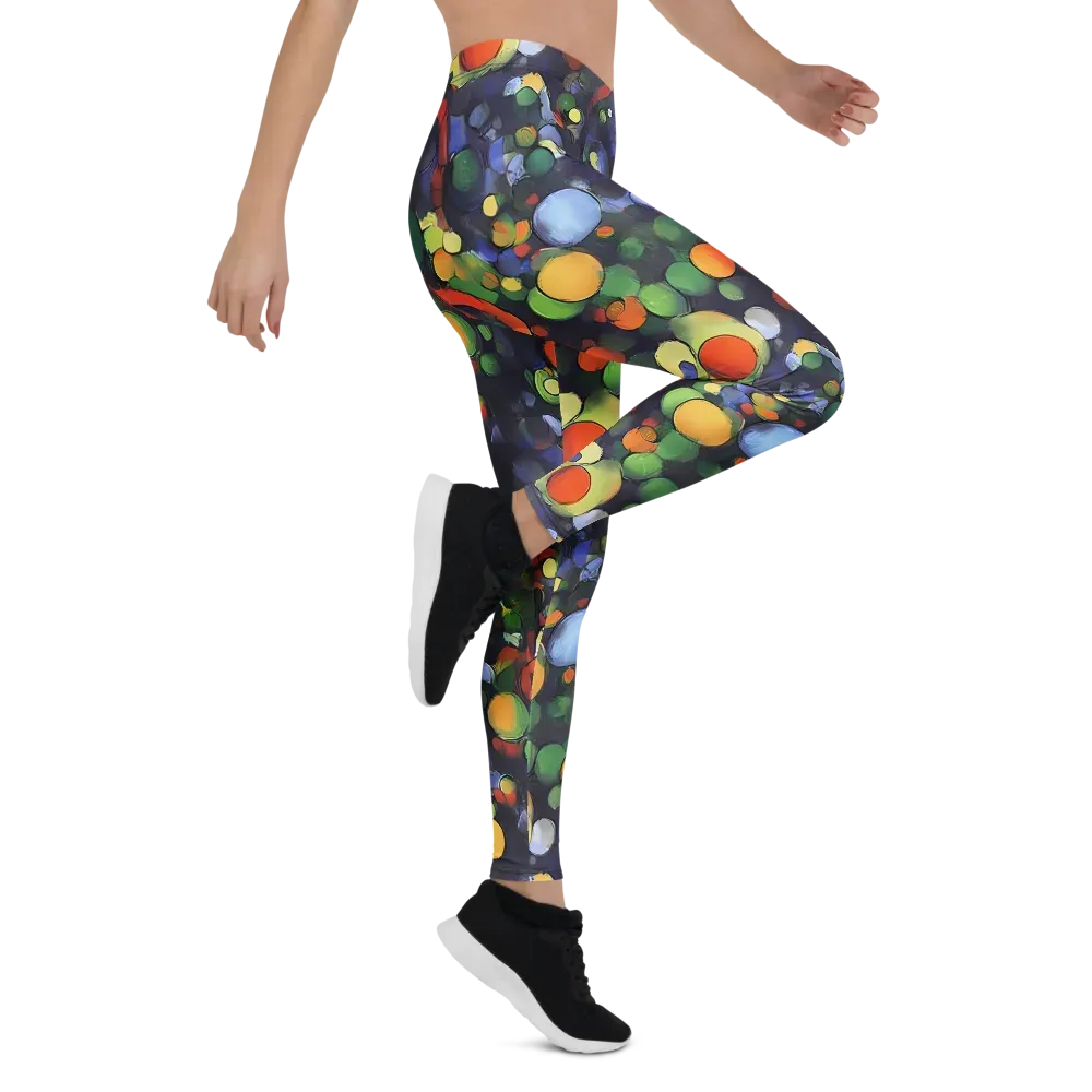 Cobalt Harvest on Leggings — Right