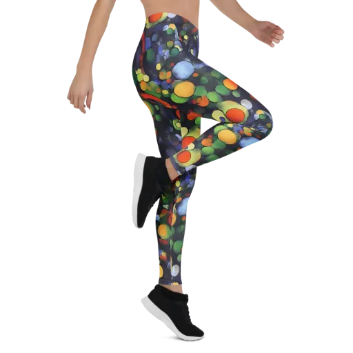 Cobalt Harvest on a Leggings