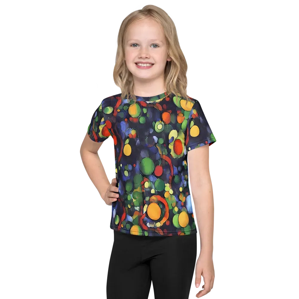 Cobalt Harvest on Kids Crew Neck T-Shirt — Front