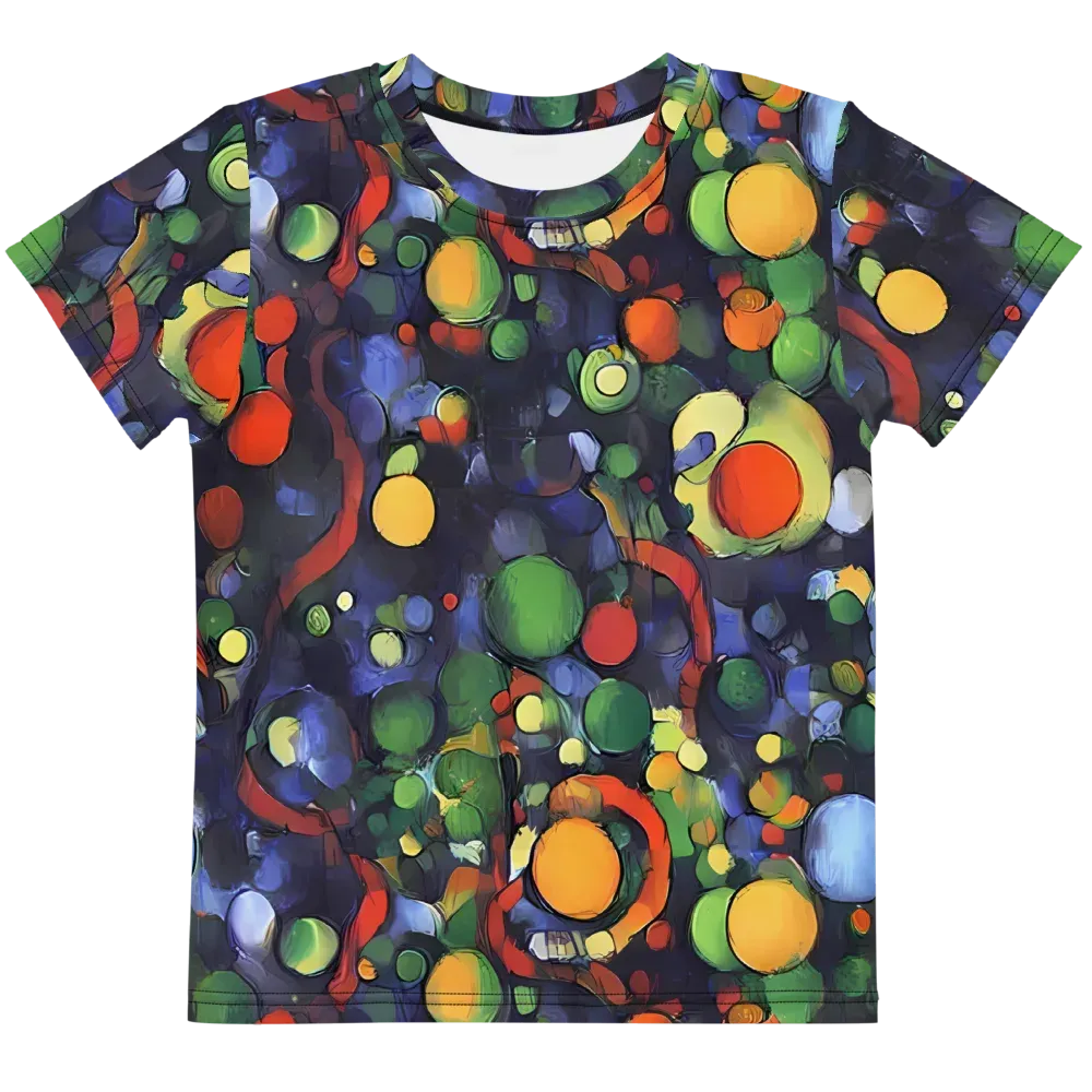 Cobalt Harvest on Kids Crew Neck T-Shirt — Front