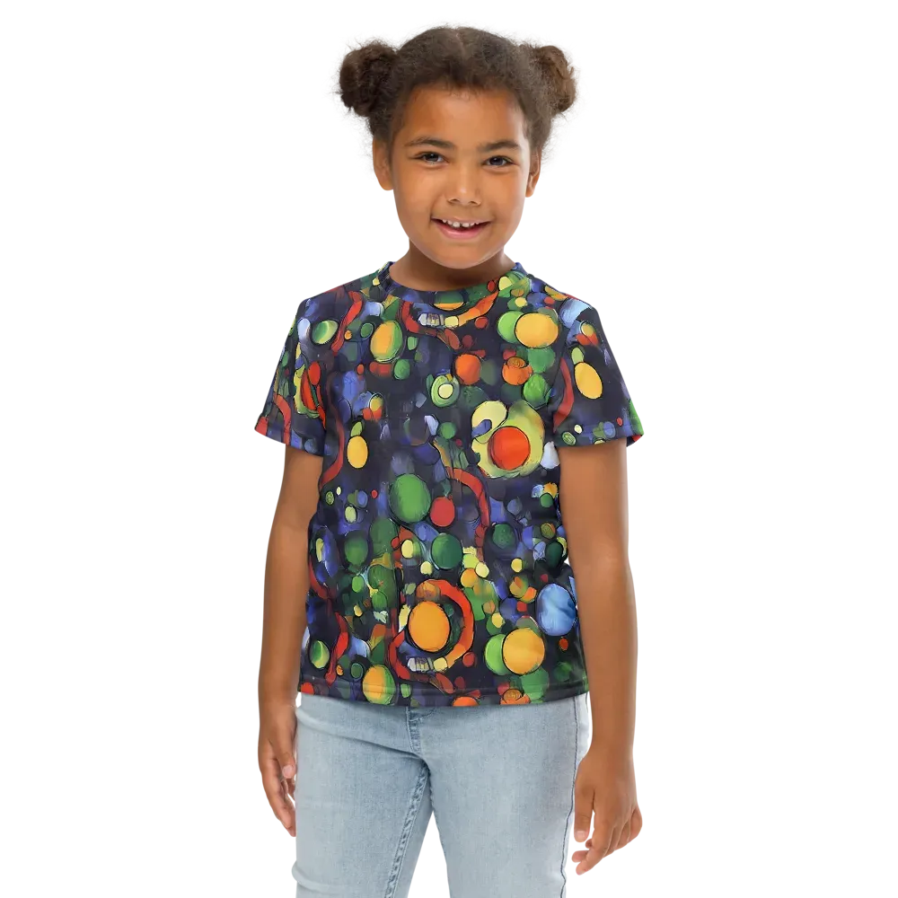 Cobalt Harvest on Kids Crew Neck T-Shirt — Front