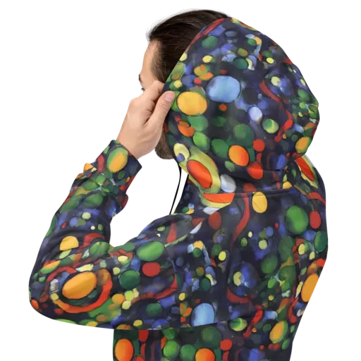 Cobalt Harvest on a Hoodie