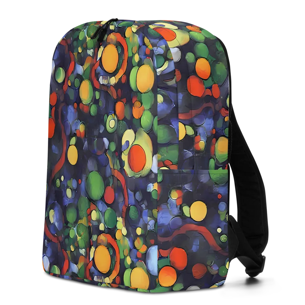 Cobalt Harvest on Minimalist Backpack — Left