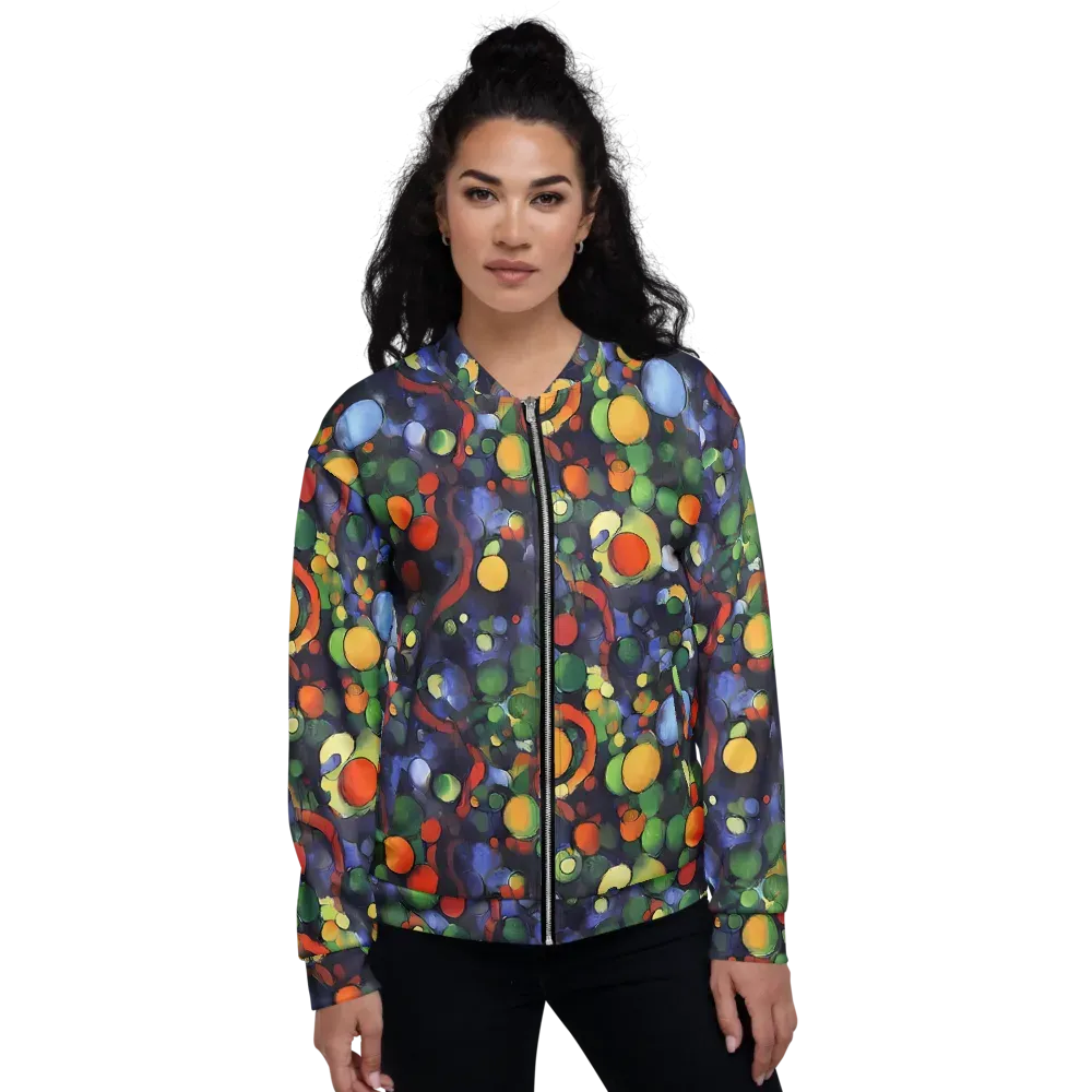 Cobalt Harvest on Bomber Jacket — Front