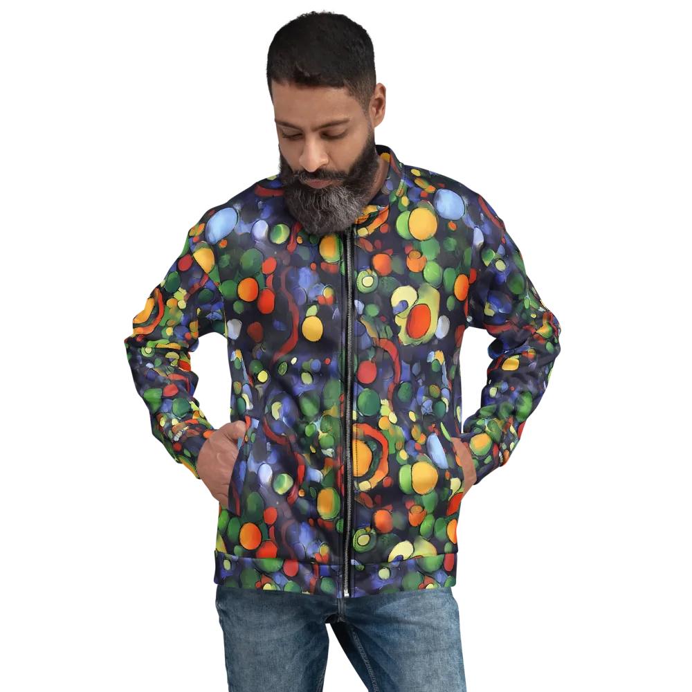 Cobalt Harvest on Bomber Jacket — Front