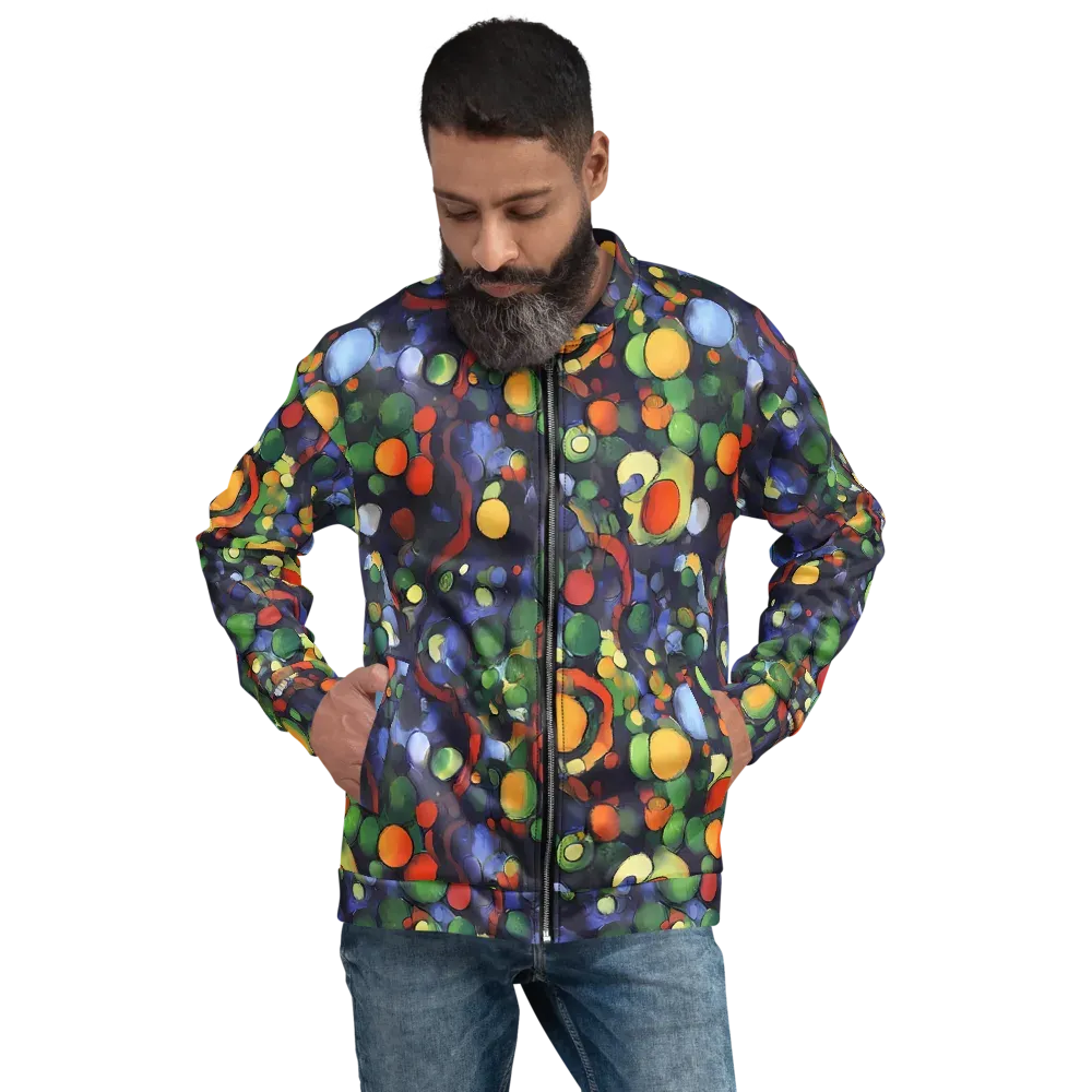 Cobalt Harvest on Bomber Jacket — Front