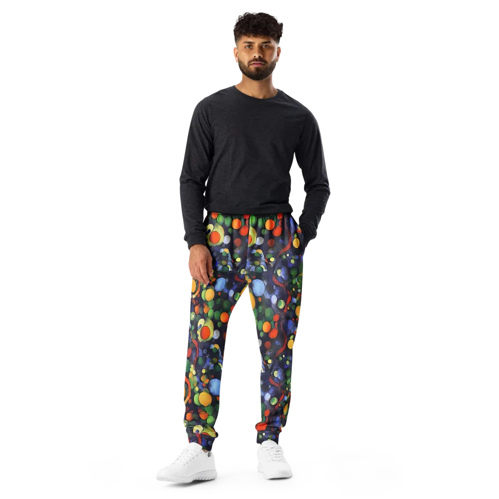 Cobalt Harvest on Men's Joggers — Front