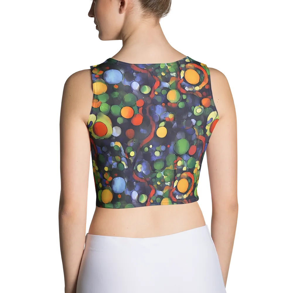 Cobalt Harvest on Crop Top — Back