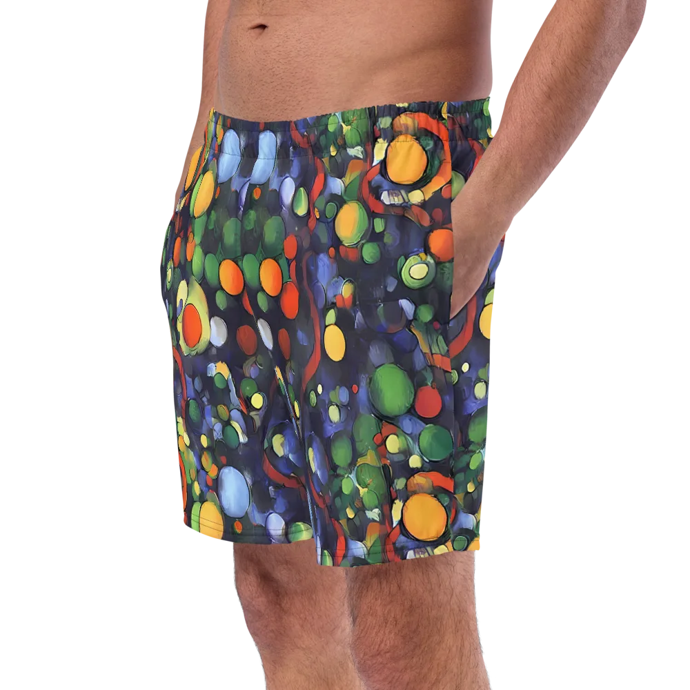 Cobalt Harvest on Swim Trunks — Left Front