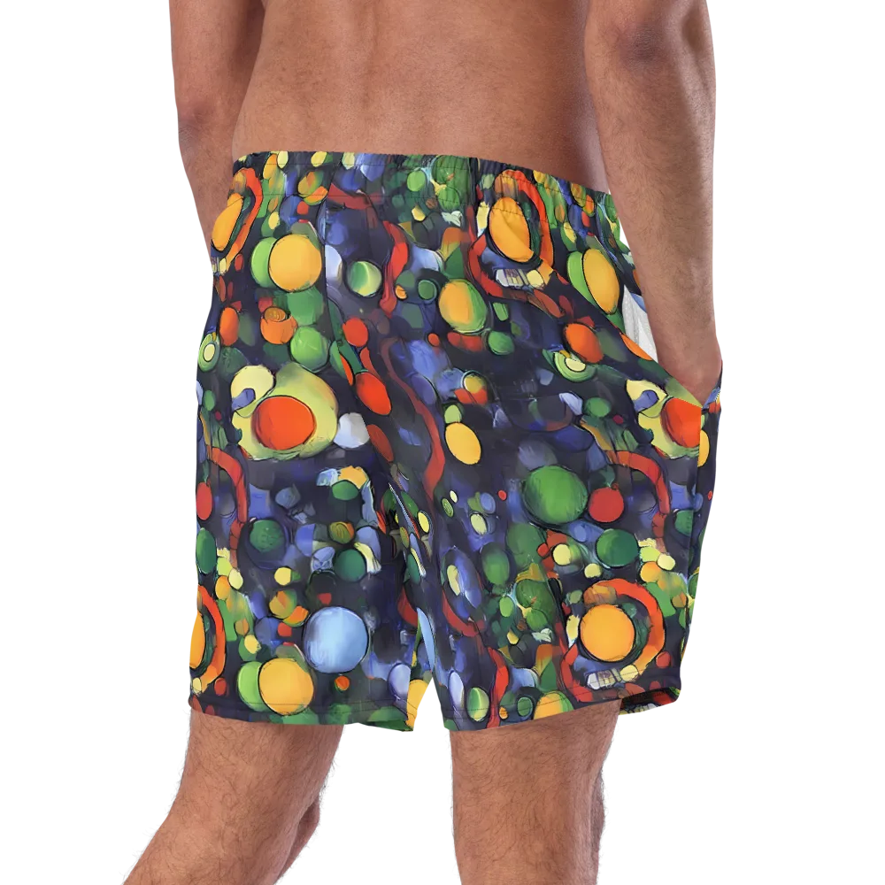 Cobalt Harvest on Swim Trunks — Right Back