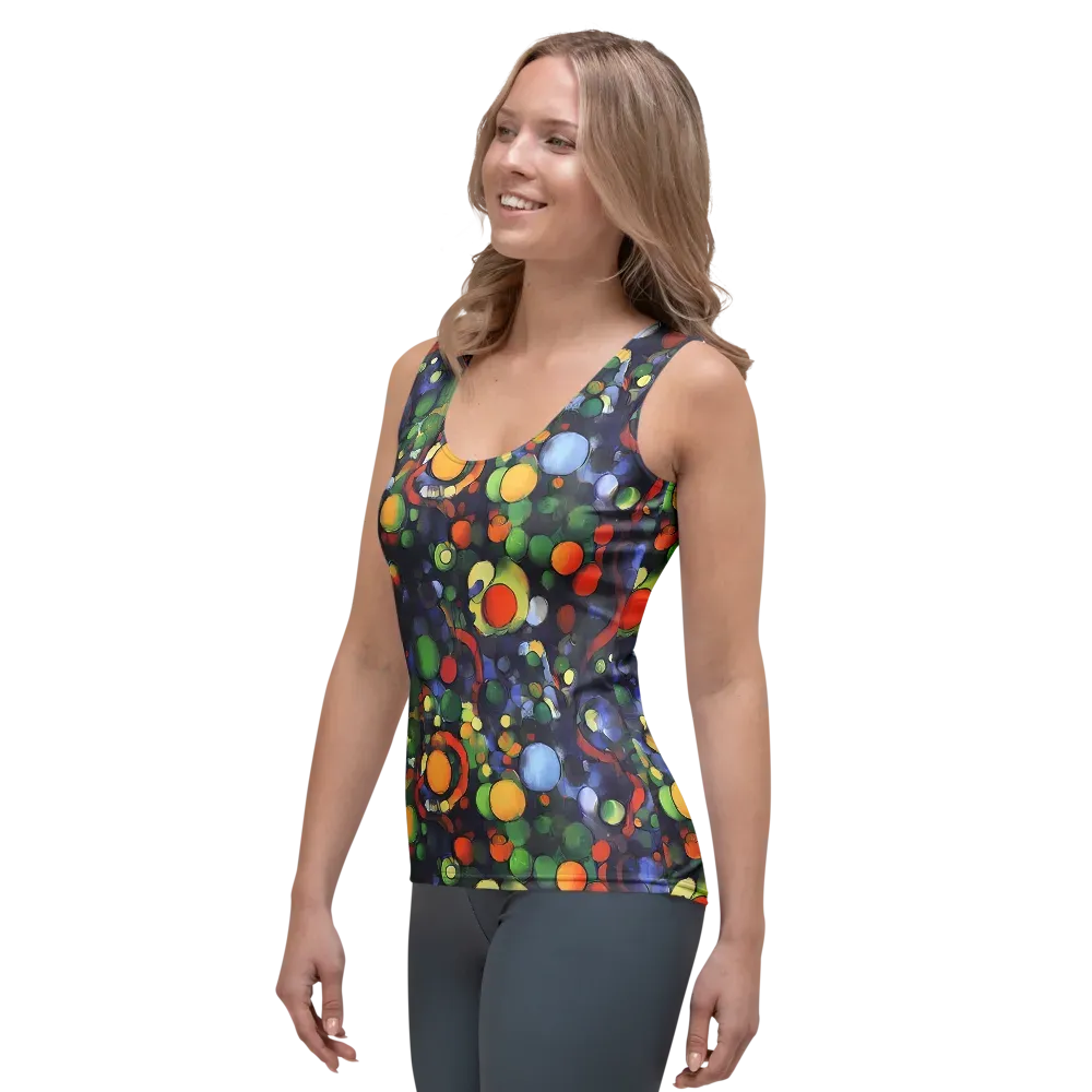 Cobalt Harvest on Women's Tank Top — Left Front
