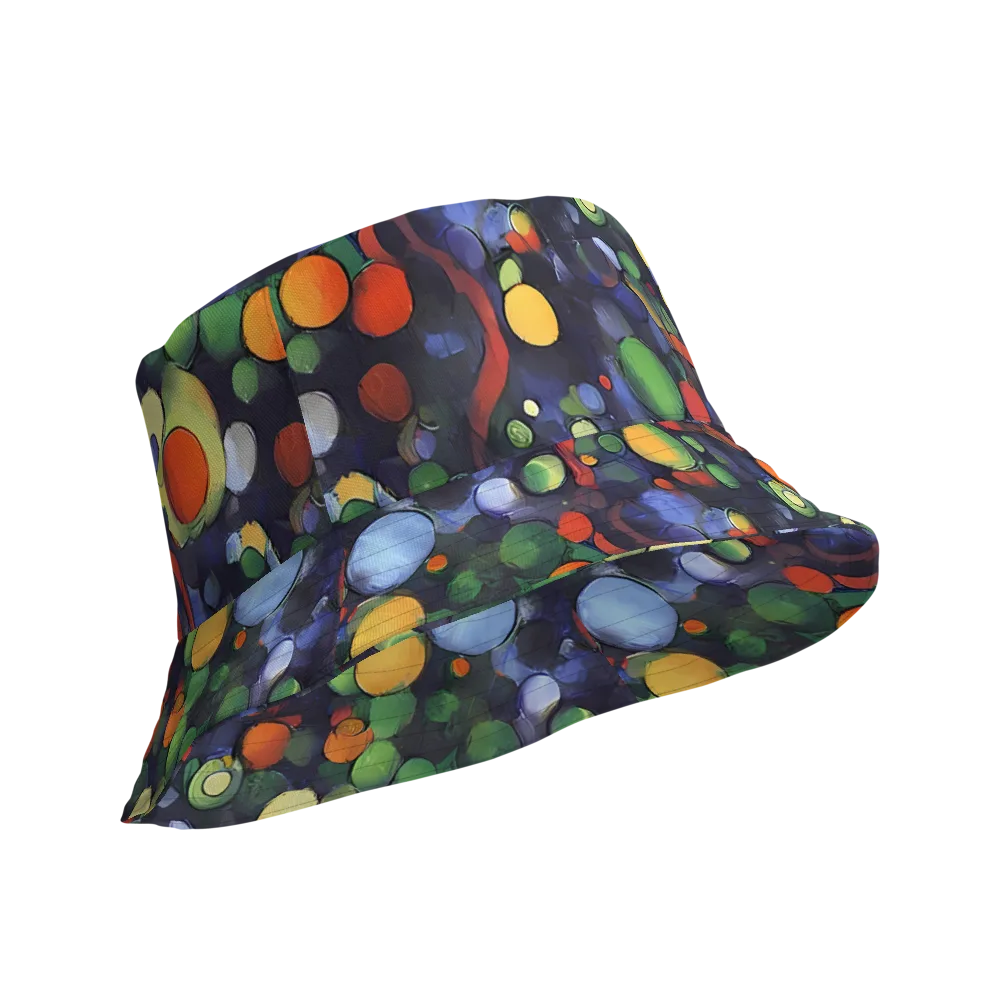 Cobalt Harvest on Reversible Bucket Hat — Product details Outside