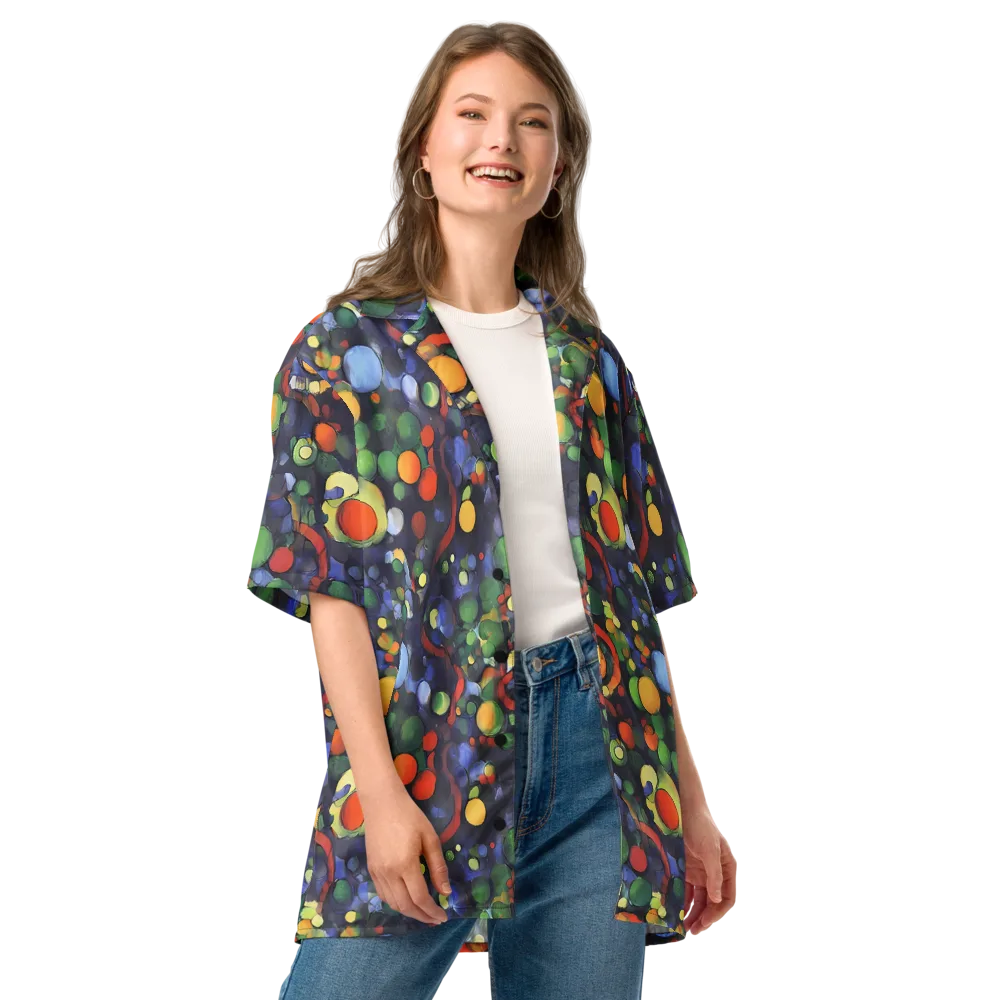 Cobalt Harvest on Button Shirt — Front