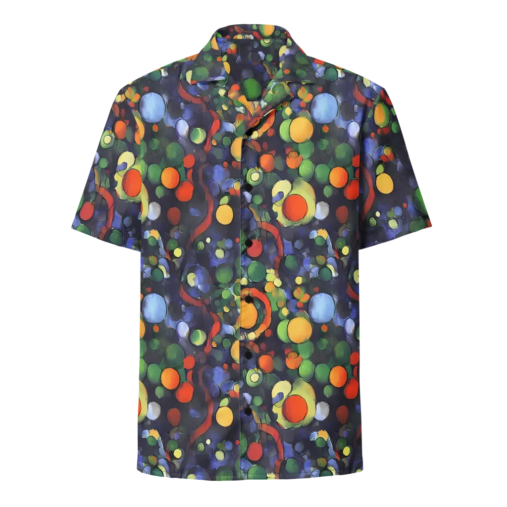 Cobalt Harvest on Button Shirt — Front