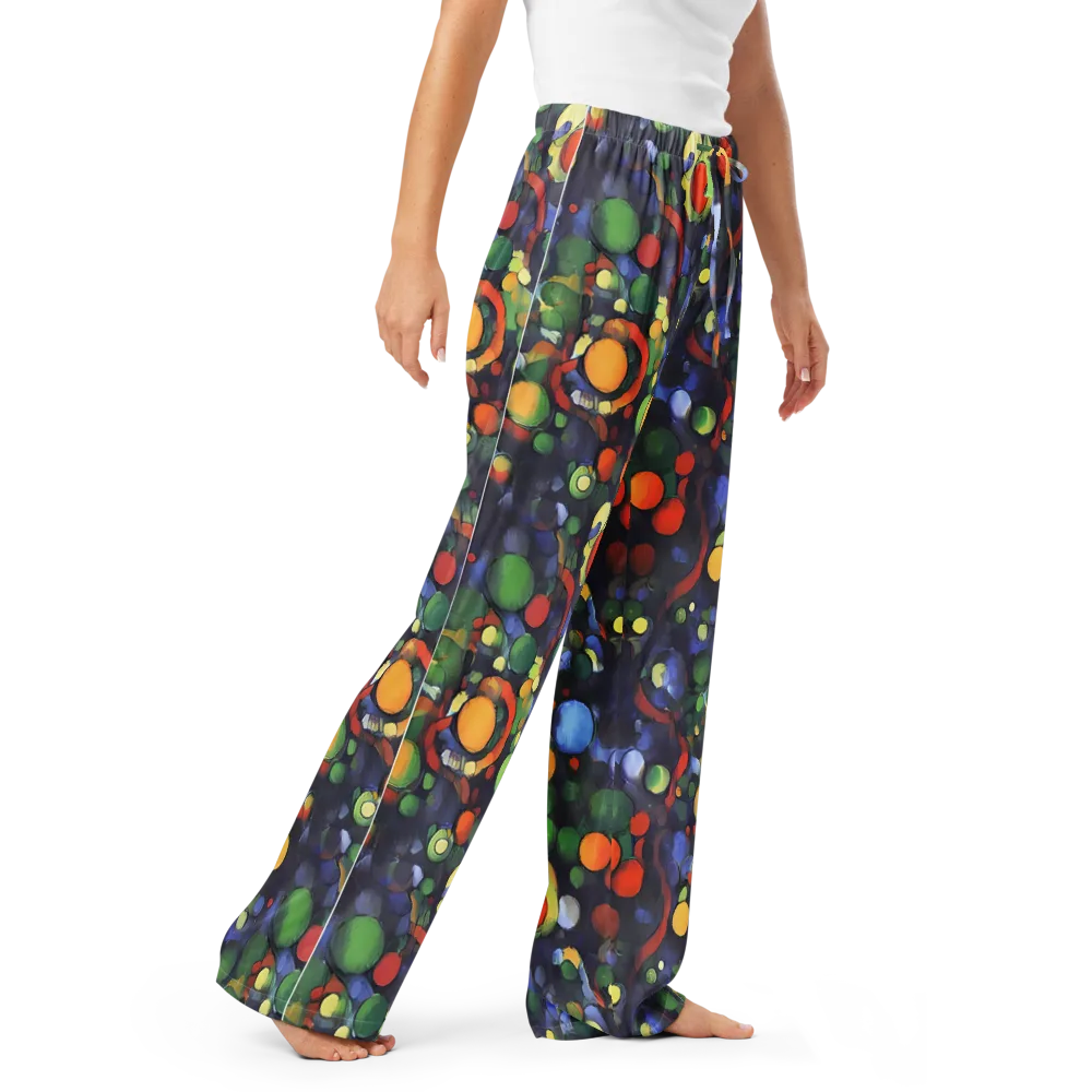 Cobalt Harvest on Women's Pajama Pants — Right Front