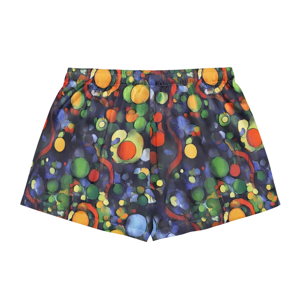Cobalt Harvest on Women's Pajama Shorts — Back