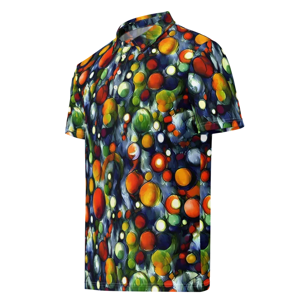 Neon Harvest on Men's Slim Fit Polo Shirt — Left Front
