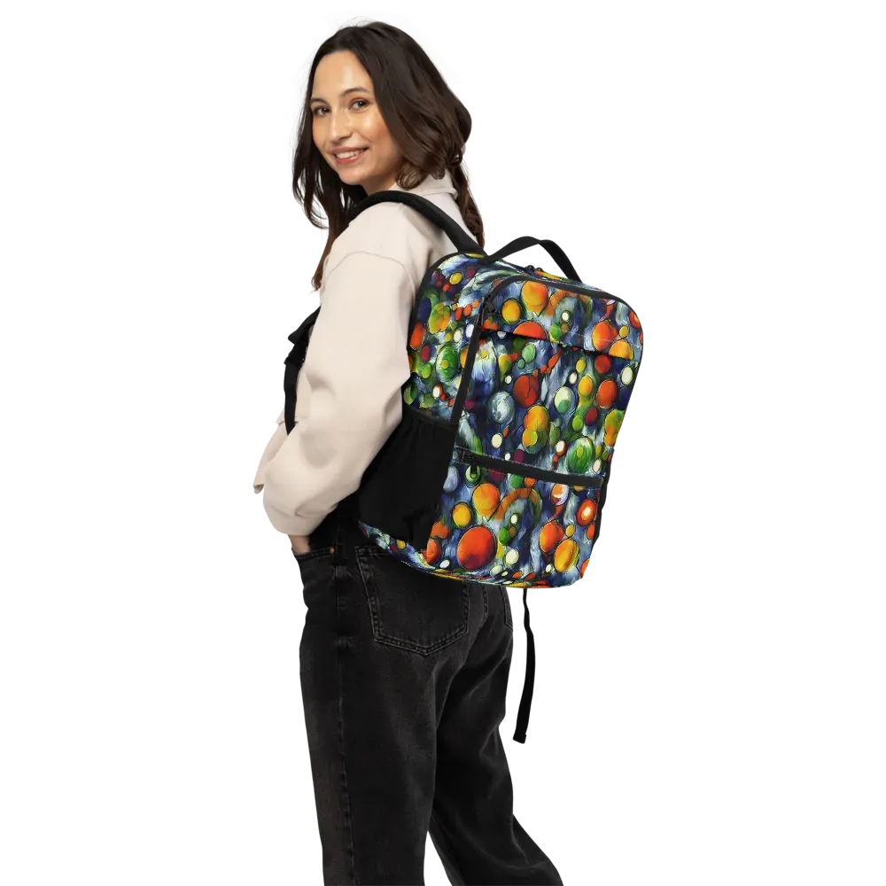 Neon Harvest on Utility Backpack — Back
