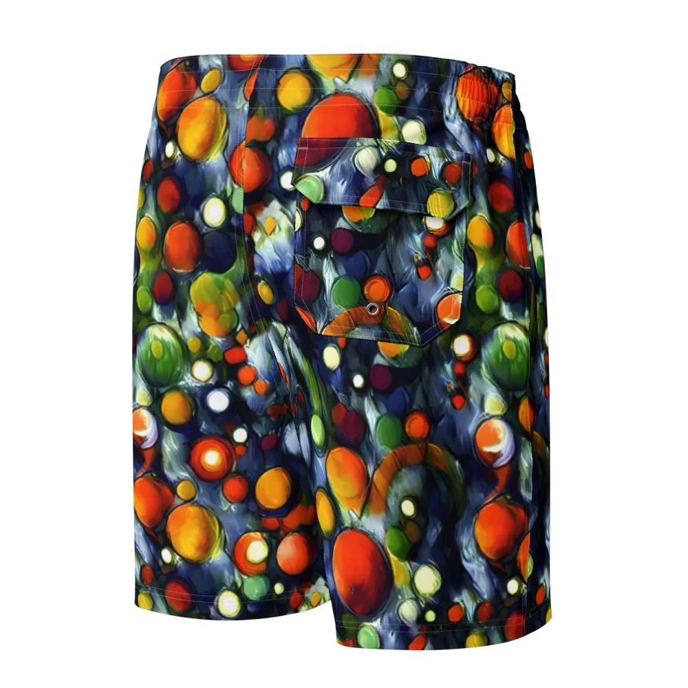 Neon Harvest on Men's Board Shorts — Back