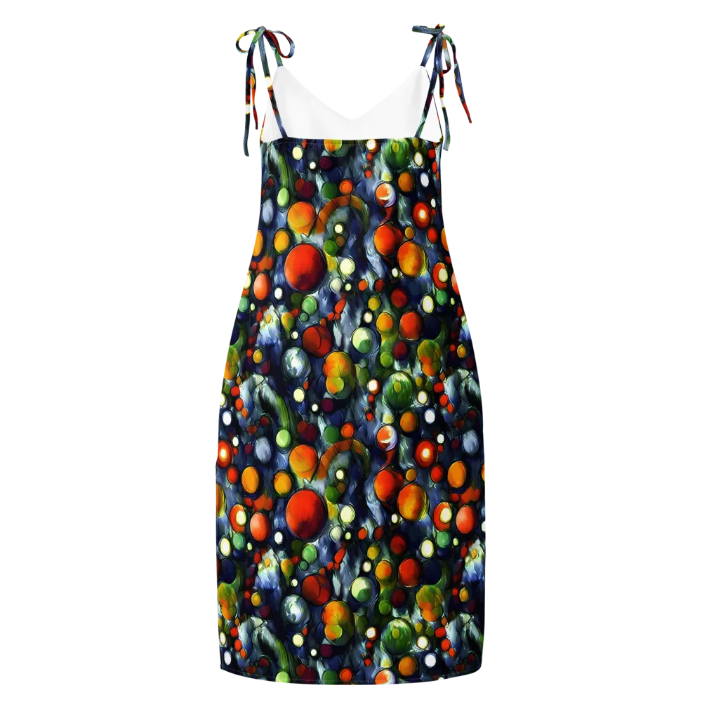 Neon Harvest on Slip Dress — Back