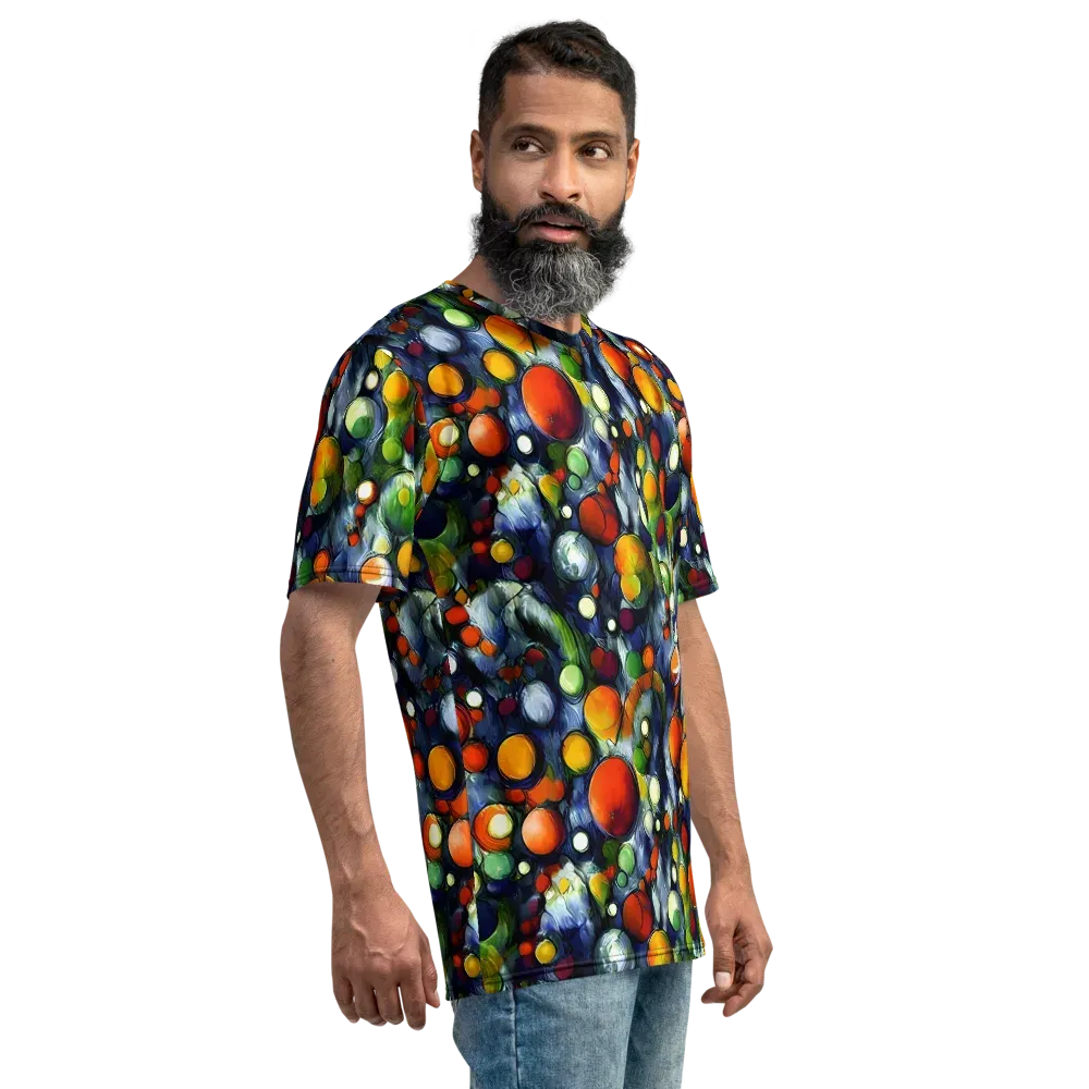 Neon Harvest on Men's Crew Neck T-Shirt — Right