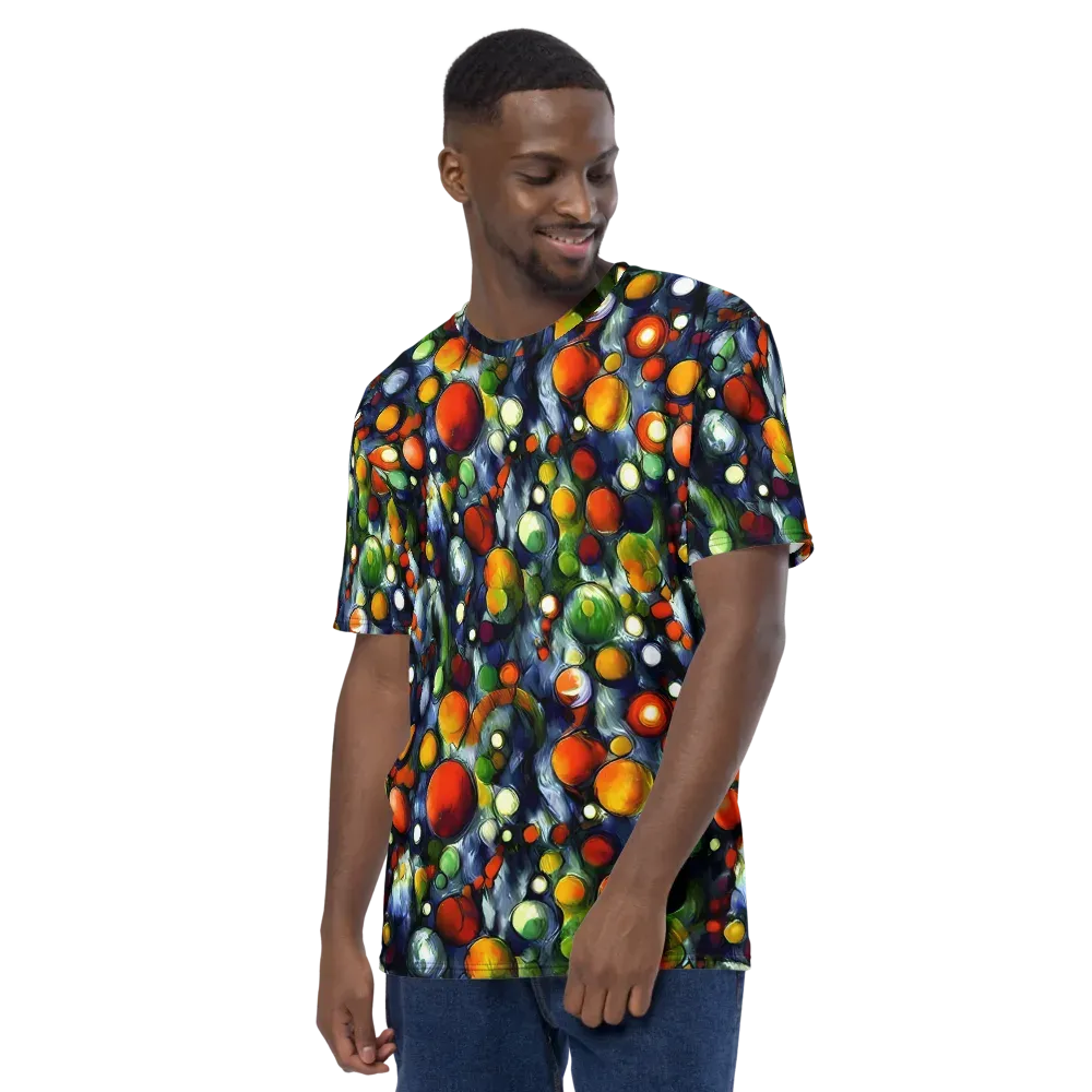 Neon Harvest on Men's Crew Neck T-Shirt — Left