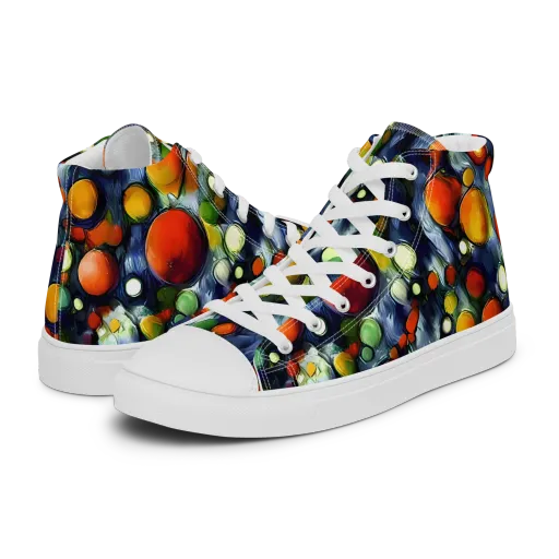 Neon Harvest on a Women's High Top Canvas Shoes