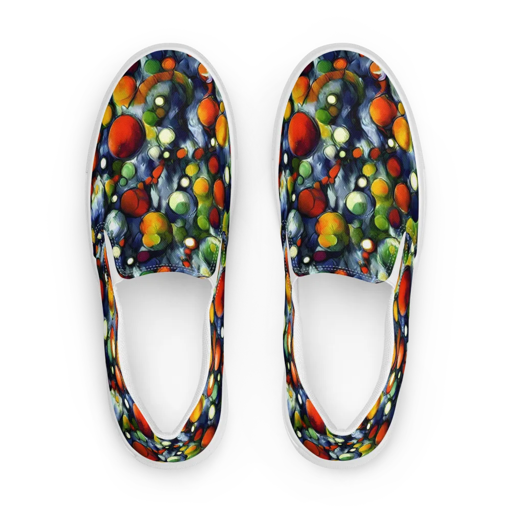 Neon Harvest on Men's Slip-On Canvas Shoes — Front
