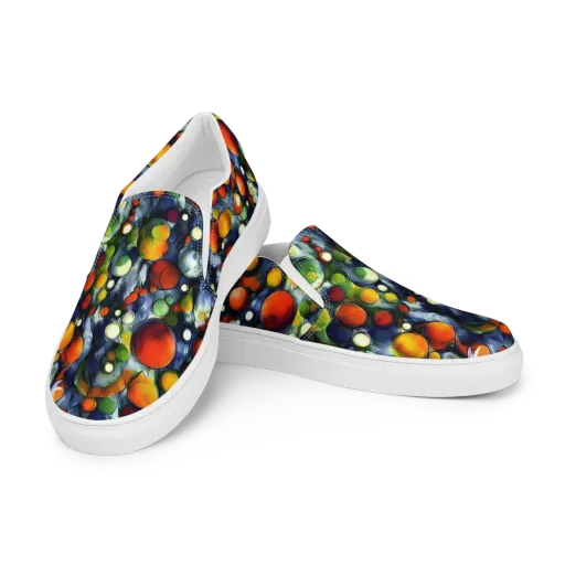 Neon Harvest on a Men's Slip-On Canvas Shoes