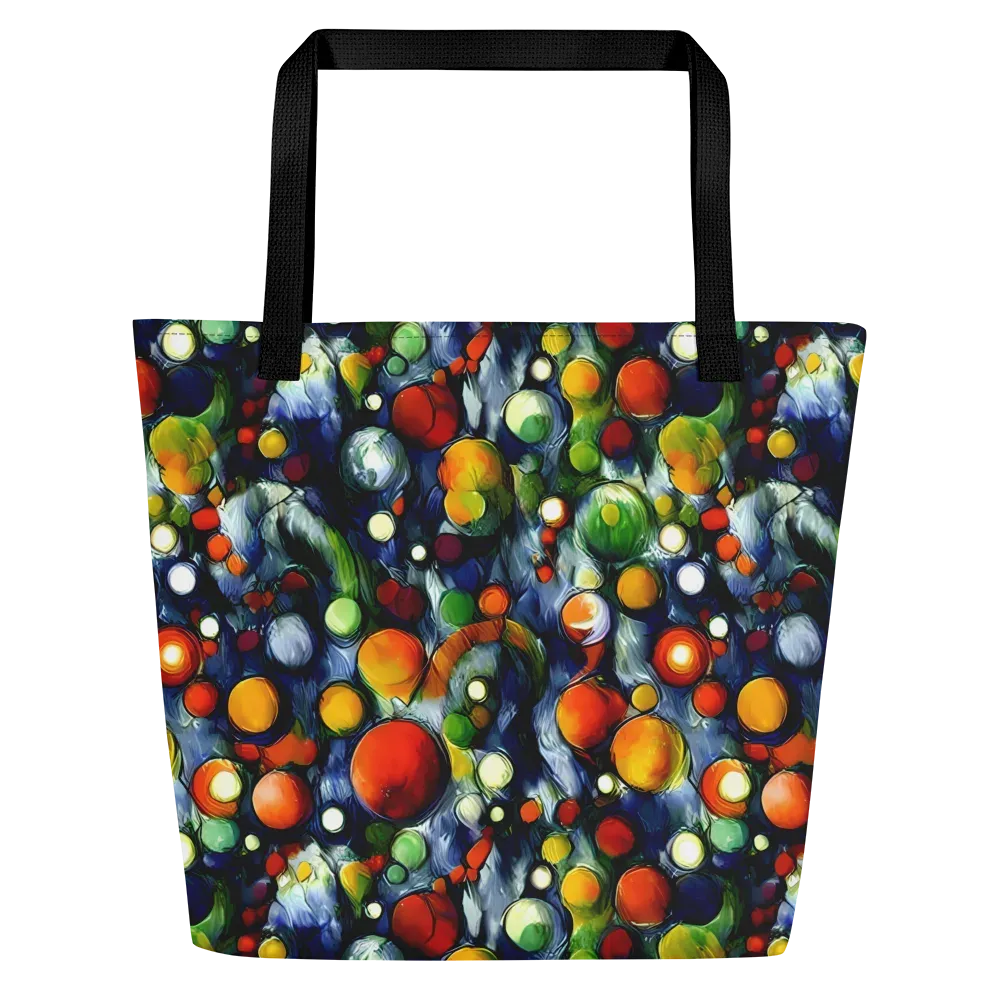 Neon Harvest on Large Tote Bag W/ Pocket — Front