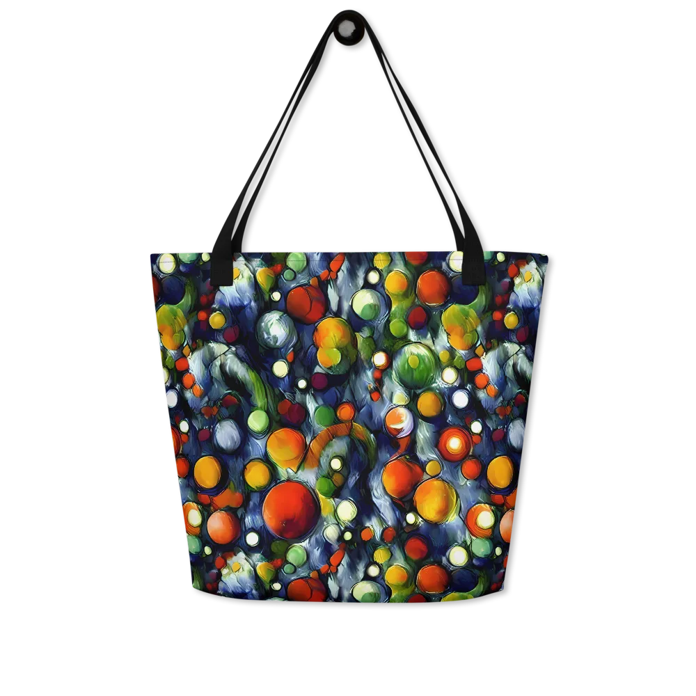 Neon Harvest on Large Tote Bag W/ Pocket — Front